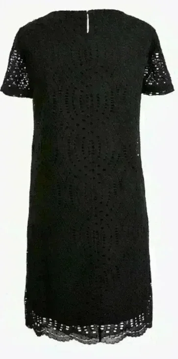 J. Crew Women's Lace Dress with Scalloped Hem